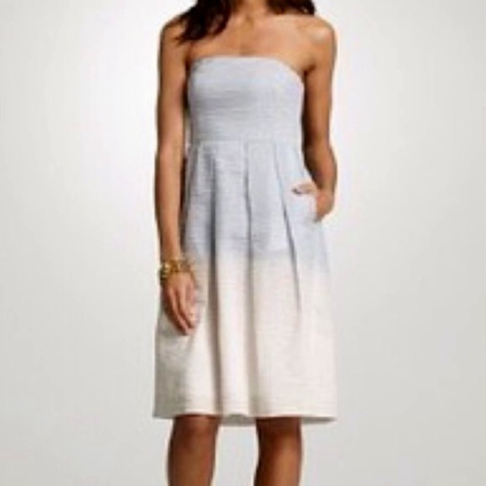 J CREW Cotton Ombre Lorelai Dress